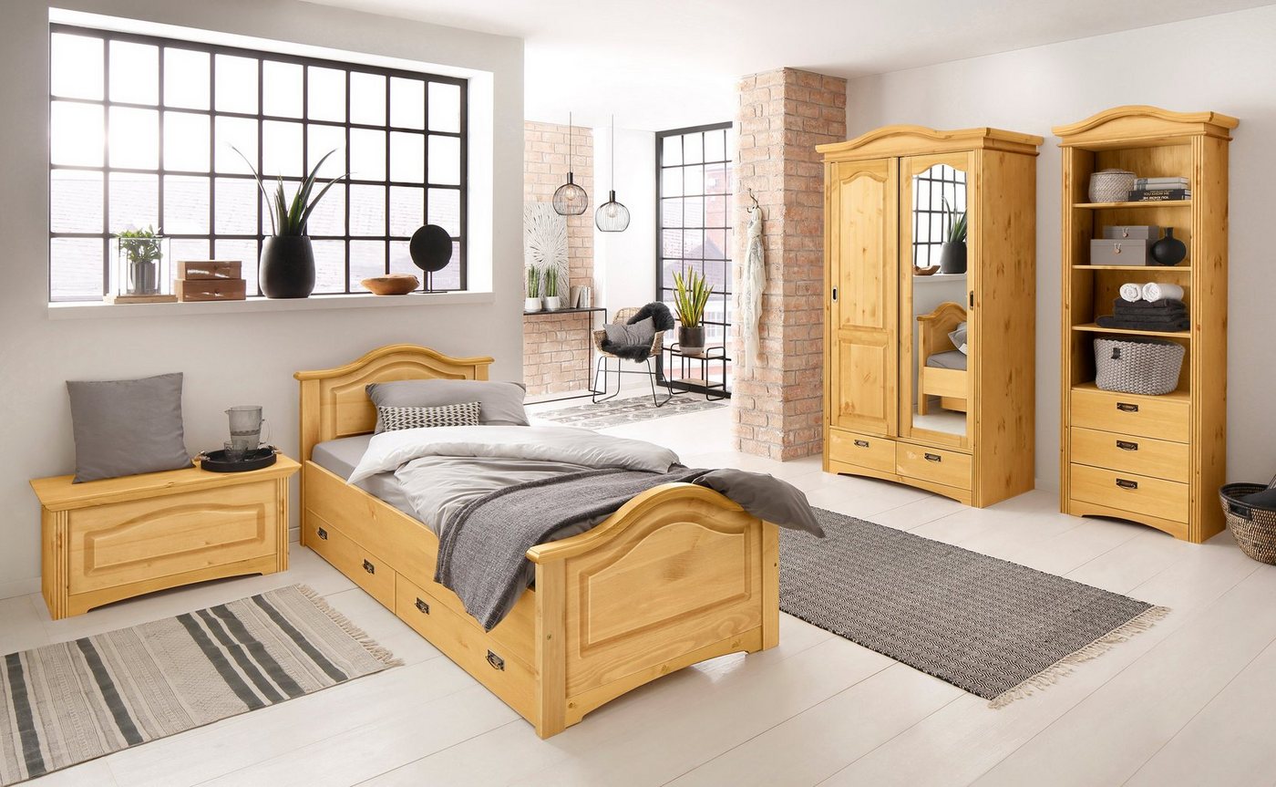 OTTO home Regal Konrad, aus Massivholz, für Kinderzimmer, mit Metallgriffen, Made in Europa – Bild 4 von 5
