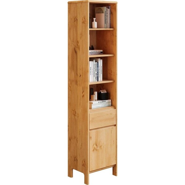 OTTO home Regal Luven, zertifiziertes Massivholz, Breite 44 cm
