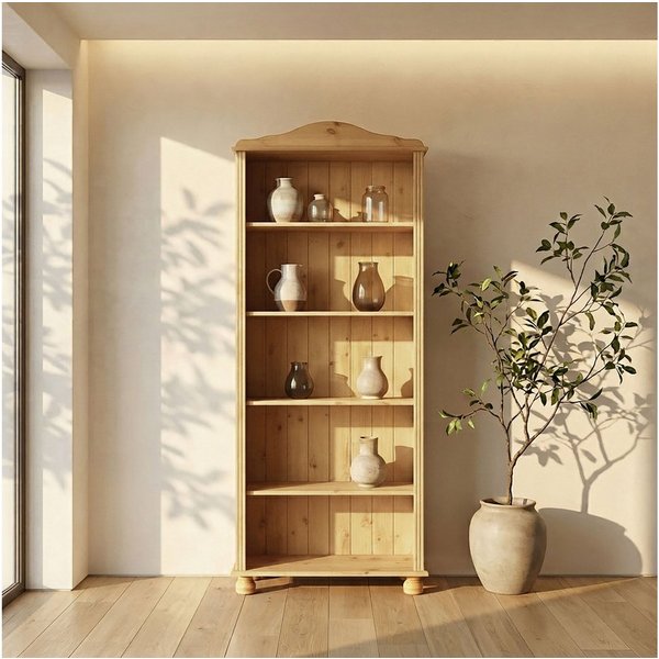 OTTO home Regal Mette, aus massivem Kiefernholz, in unterschiedlichen Größen und Farben