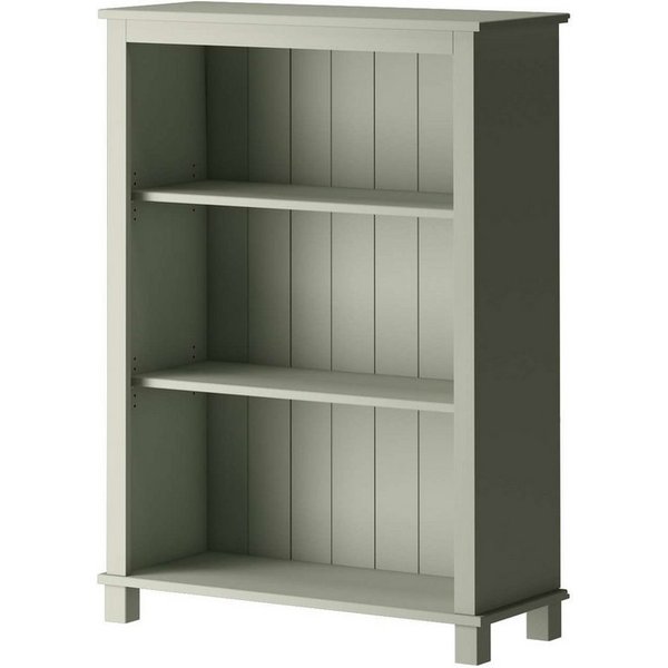 OTTO home Regal Pivo Bücherregal mit 2 verstellbaren Einlegeböden, natürliche Maserung, aus massivem Kiefernholz mit 3 Fächern, Höhe 106 cm