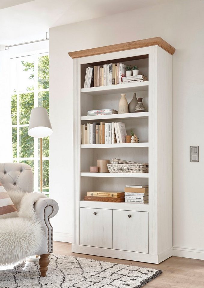 OTTO home Regal Westminster, Garderobenschrank, Wohnzimmerschrank, Mehrzweckschrank, Schrank, Metallgriffe, vielseitig einsetzbar, in 2 Farben erhältlich – Bild 2 von 5