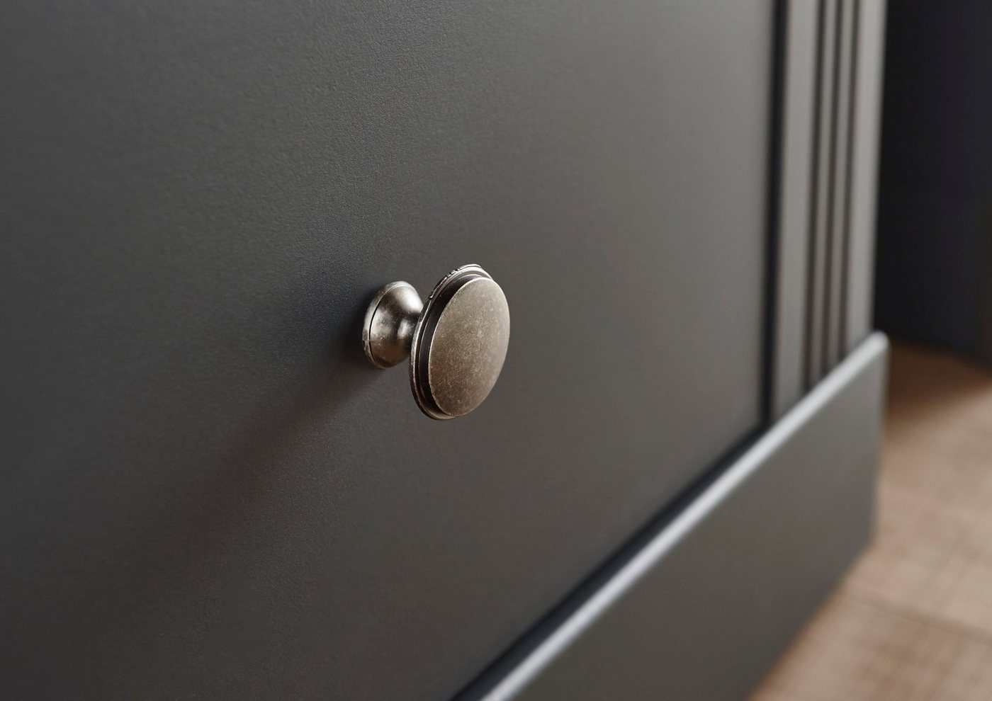 OTTO home Regal Westminster, Garderobenschrank, Wohnzimmerschrank, Mehrzweckschrank, Schrank, Metallgriffe, vielseitig einsetzbar, in 2 Farben erhältlich – Bild 5 von 5