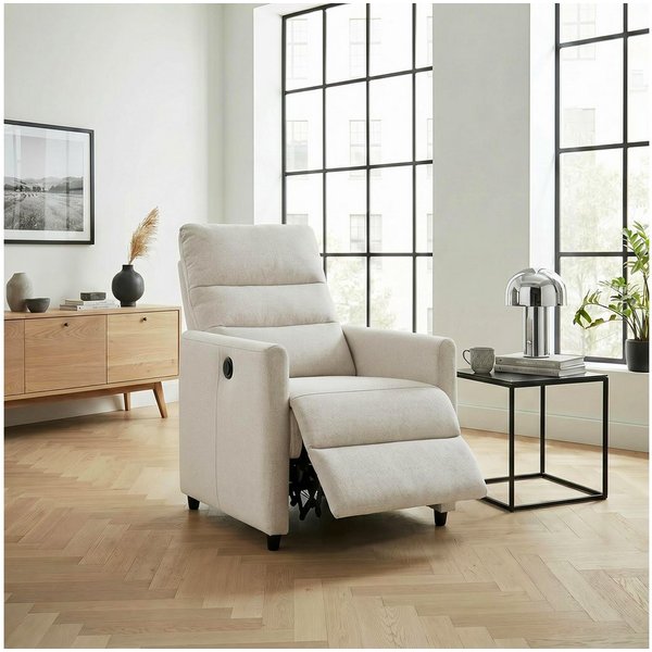 OTTO home Relaxsessel ANNICA, TV-Sessel mit elektrischer Relax- und Liegefunktion, Federkern-Polsterung, pflegeleichter Webstoff