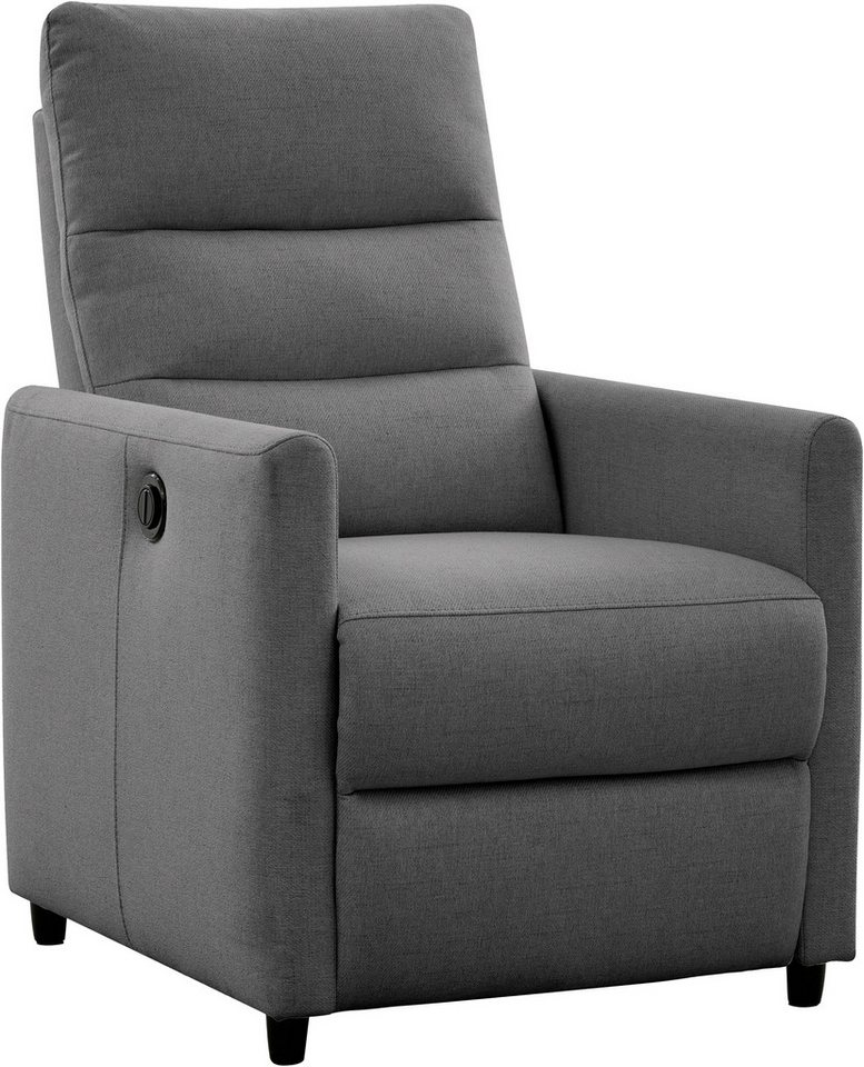 OTTO home Relaxsessel ANNICA, TV-Sessel mit elektrischer Relax- und Liegefunktion, Federkern-Polsterung, pflegeleichter Webstoff – Bild 4 von 5