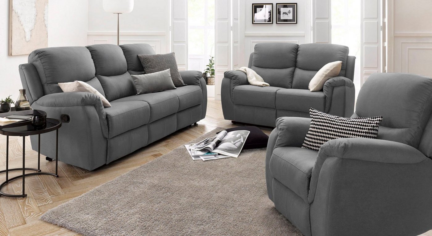 OTTO home Relaxsessel Diana, TV-Sessel mit Relax- und Liegefunktion, Luxusmicrofaser-Bezug, mit Relaxfunktion und Federkern, hohe Belastbarkeit – Bild 3 von 5