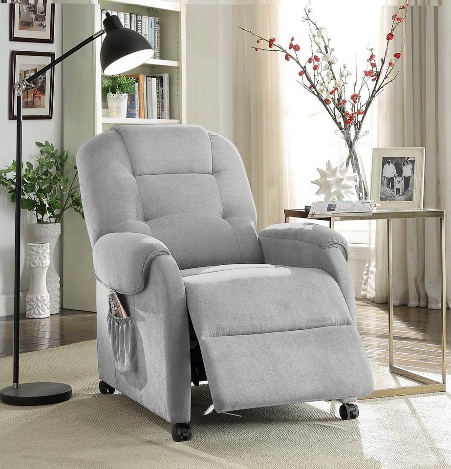 OTTO home Relaxsessel Tobi, B: 76cm, Mobilitätssessel, mit Relaxfunktion, Federkern & Aufbewahrungstasche – Bild 2 von 5