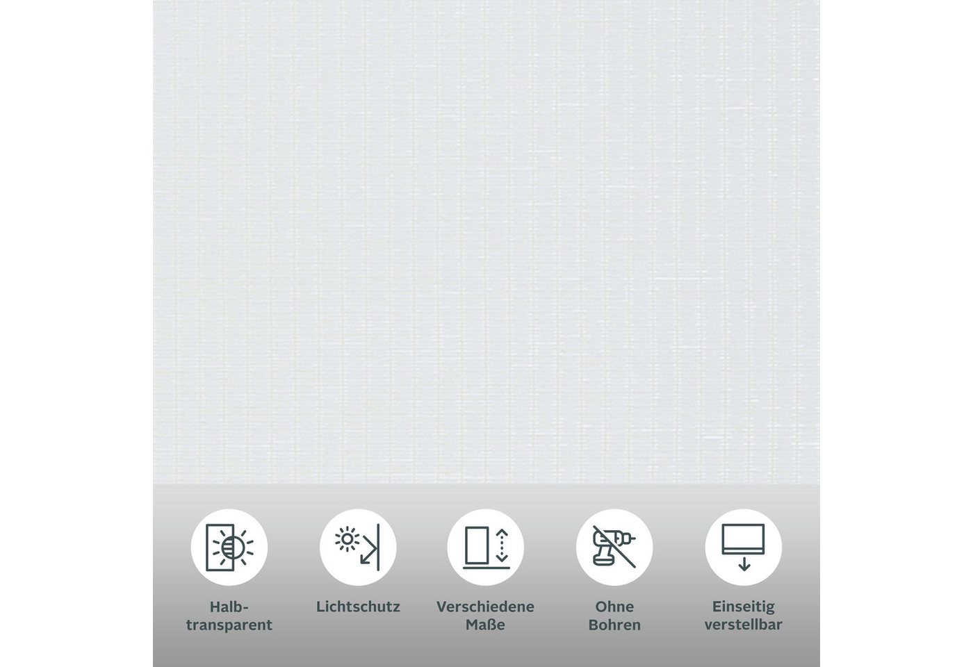 Rollo LIYN, ohne Bohren, Lichtschutz, Papiergarnen, OTTO home, Lichtschutz, ohne Bohren, freihängend, Klemmfix, Rollo mit Papiergarnen in Naturoptik, Sichtschut – Bild 3 von 5