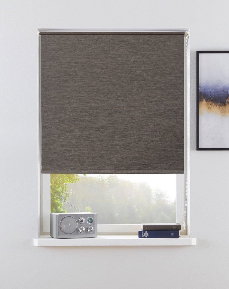 Rollo RILLEY, OTTO home, Lichtschutz, ohne Bohren, freihängend, Klemmfix, Seitenzugrollo, Rollo in eleganter Gewebestruktur - NEUHEIT! – Bild 2 von 5