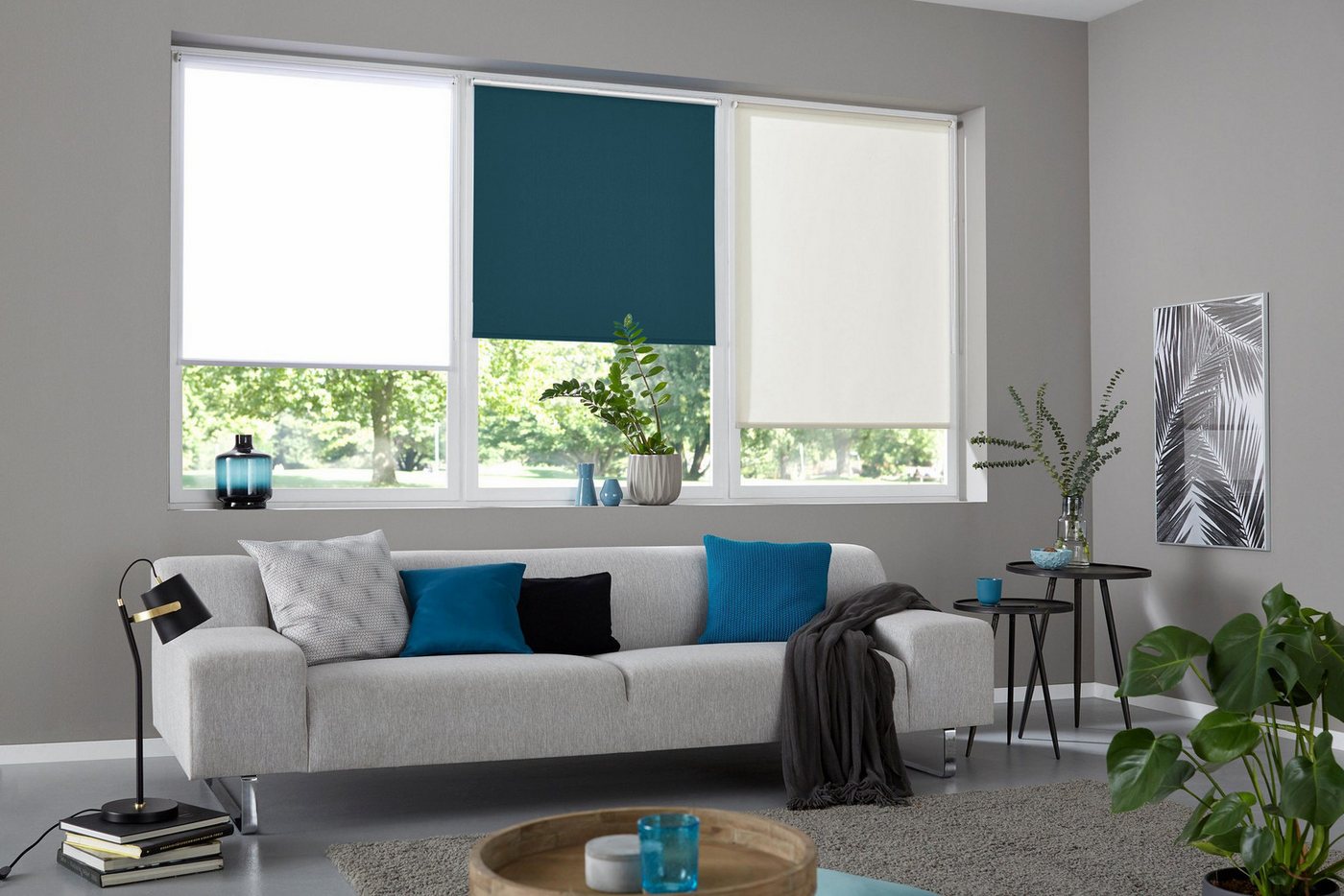 Rollo THEMSE, ohne Bohren, abdunkelnd, freihängend, OTTO home, abdunkelnd, ohne Bohren, freihängend, Klemmfix, Bestseller, Rollo Fenster, Seitenzugrollo, Verdun – Bild 3 von 5