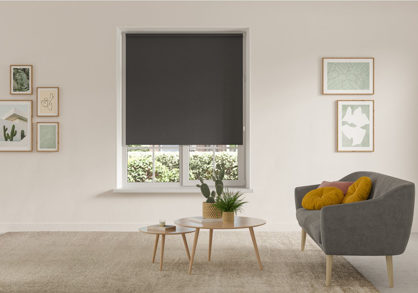 Rollo THEMSE, ohne Bohren, abdunkelnd, freihängend, OTTO home, abdunkelnd, ohne Bohren, freihängend, Klemmfix, Bestseller, Rollo Fenster, Seitenzugrollo, Verdun – Bild 3 von 5