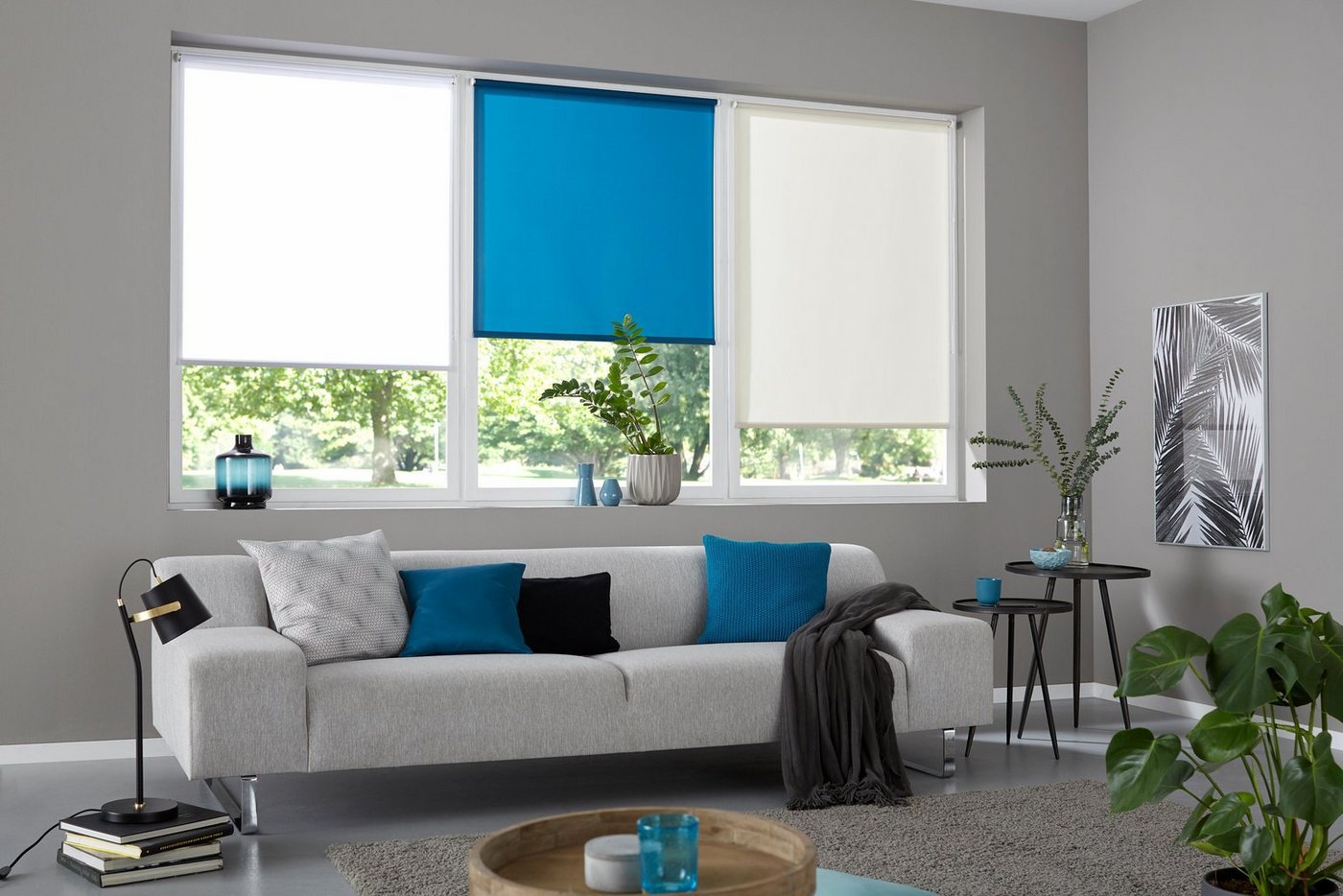 Rollo Themse-Uni, ohne Bohren, Lichtschutz, Klemmfix, OTTO home, Lichtschutz, ohne Bohren, freihängend, Klemmfix, Bestseller, Rollo Fenster, Seitenzugrollo, Son – Bild 4 von 5