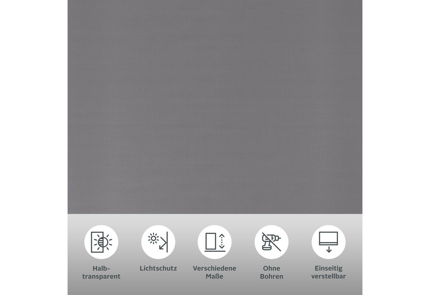 Rollo Themse-Uni, ohne Bohren, Lichtschutz, Klemmfix, OTTO home, Lichtschutz, ohne Bohren, freihängend, Klemmfix, Bestseller, Rollo Fenster, Seitenzugrollo, Son – Bild 2 von 5