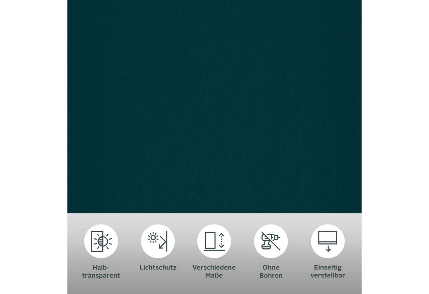 Rollo Themse-Uni, ohne Bohren, Lichtschutz, Klemmfix, OTTO home, Lichtschutz, ohne Bohren, freihängend, Klemmfix, Bestseller, Rollo Fenster, Seitenzugrollo, Son – Bild 2 von 5