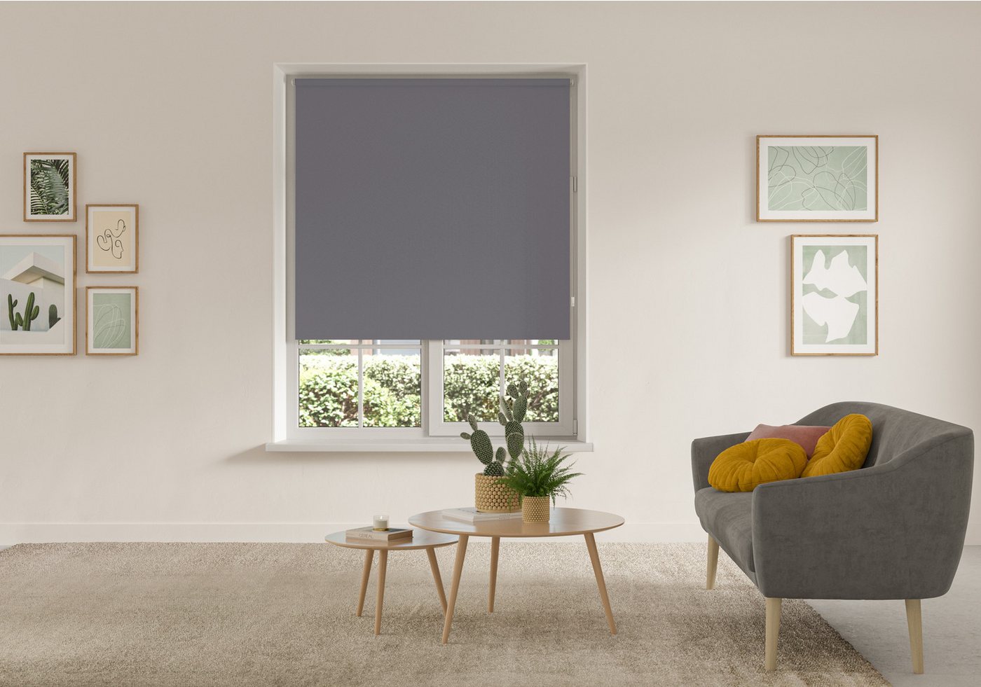 Rollo THEMSE, ohne Bohren, abdunkelnd, freihängend, OTTO home, abdunkelnd, ohne Bohren, freihängend, Klemmfix, Bestseller, Rollo Fenster, Seitenzugrollo, Verdun – Bild 3 von 5