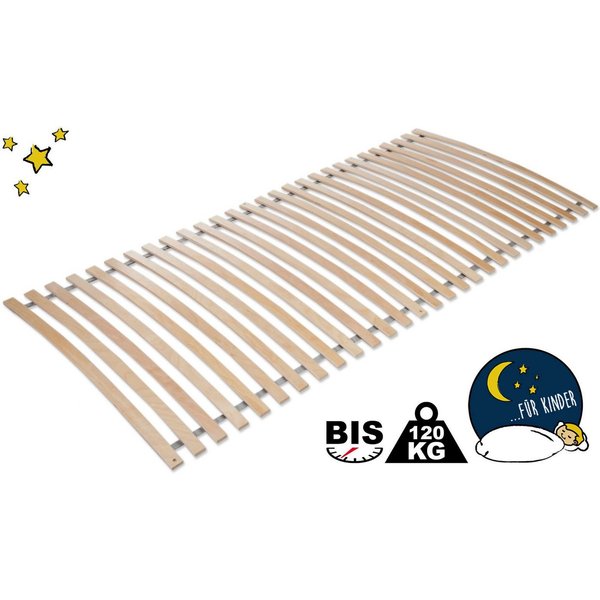 Rollrost Kid plus, 90x200, 140x200 cm und weiteren Größen, OTTO home, Kopfteil nicht verstellbar, Fußteil nicht verstellbar, leichtes Handling, da gerollt und f