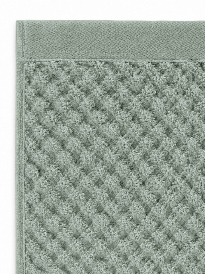 OTTO home Saunatuch Corrin, 2 Premium Saunatücher, 500 gr/m², 90x180cm, Frottier (2-St), 100% Baumwolle, mit Struktur, weich, 5 Jahre Garantie – Bild 5 von 5