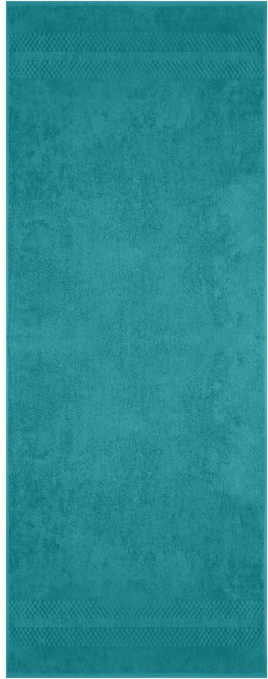 OTTO home Saunatuch Regona, 80x200cm, flauschig und weich, 100% Baumwolle, 500 gr/m², Frottier (Set, 2-St), Premium Handtücher mit Bordüre, Handtuch-Set, 5 Jahr – Bild 4 von 5