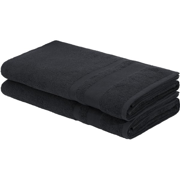 OTTO home Saunatuch Vanessa, 2 Saunatücher, 80x200cm, in Standard- und Premium-Qualität, Walkfrottee (Set, 2-St), Handtücher mit Bordüre, 100% Baumwolle, einfar