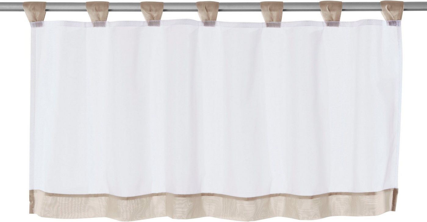 OTTO home Scheibengardine Bitola (1 St), Schlaufen, transparent, Voile, Fertiggardine, transparent – Bild 2 von 5