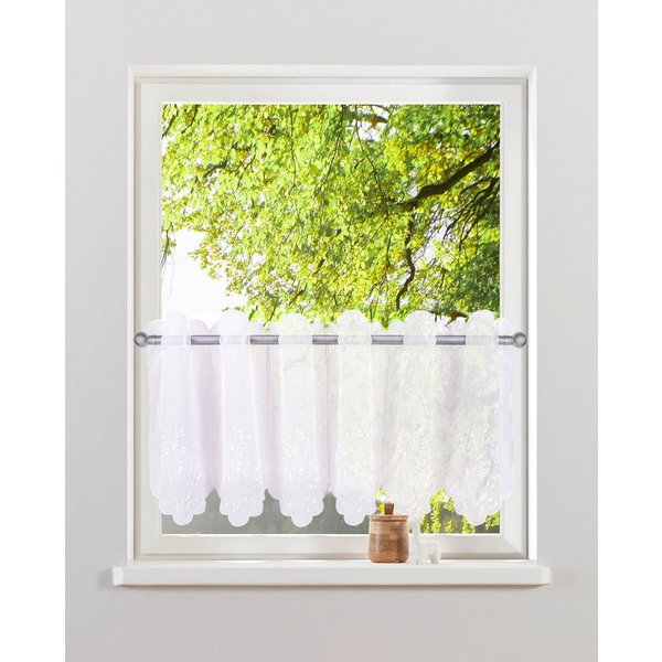OTTO home Scheibengardine Maarle (1 St), Durchzuglöcher, transparent, Polyester