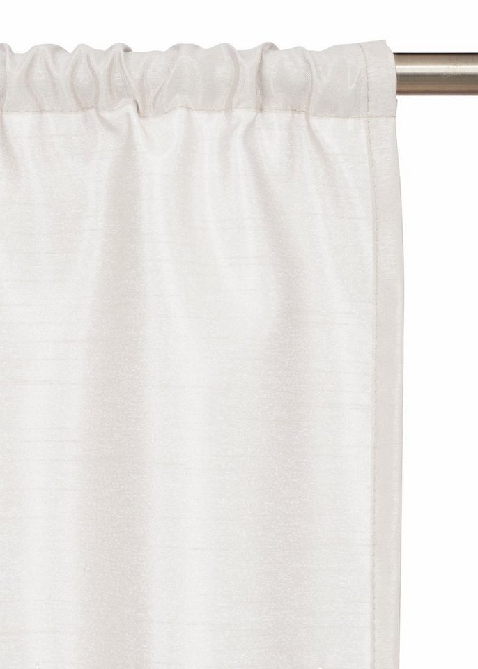 OTTO home Scheibengardine VENEDIG (1 St), Stangendurchzug, halbtransparent, Taft, Fertiggardine, halbtransparent – Bild 3 von 5