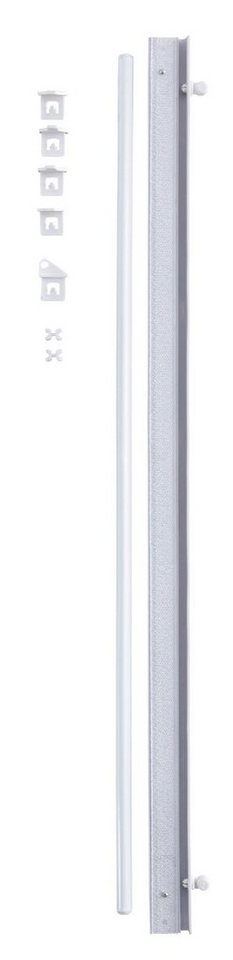 OTTO home Schiebegardine Anna, (1 St), Klettband, halbtransparent, Ausbrenner, Inkl. Befestigungszubehör, Breite: 57 cm – Bild 4 von 5