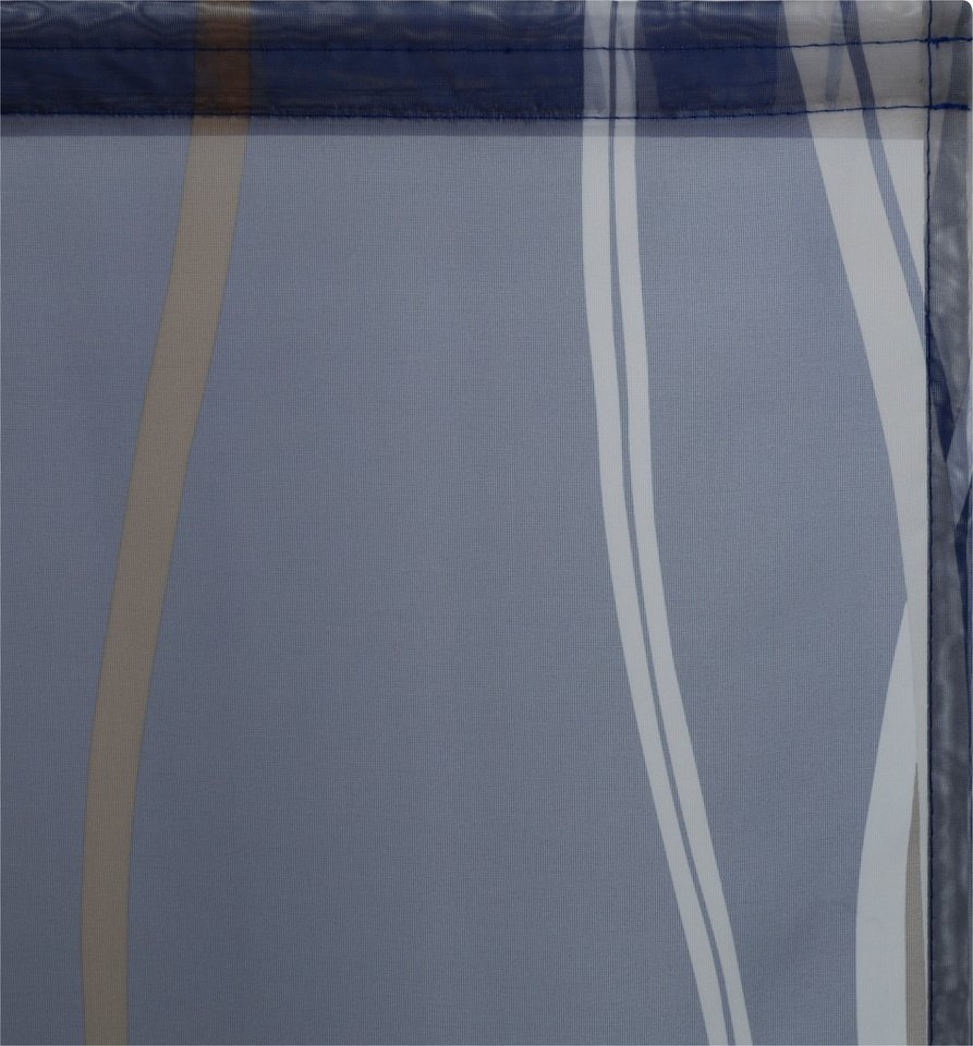 OTTO home Schiebegardine Dimona, Klettschiene, transparent, 2er-Set, Wellen (2 St), transparent, Polyester, 2-er Set, Fertiggardine, mit Befestigungszubehör, We – Bild 3 von 5