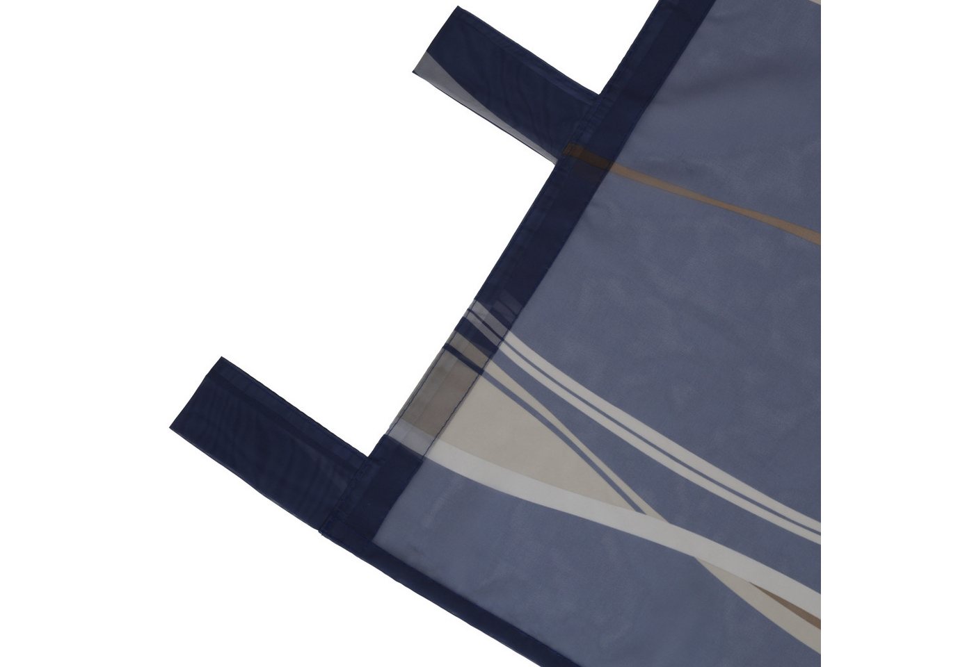 OTTO home Schiebegardine Dimona (2 St), Schlaufen, transparent, Voile, 2er-Set, Fertiggardine, inkl. Beschwerungsstange, Wellen – Bild 5 von 5