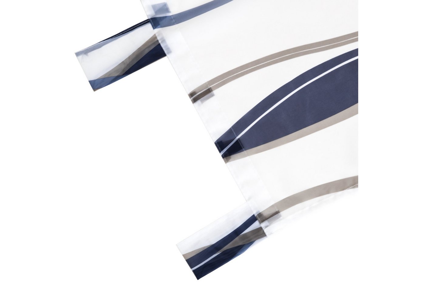 OTTO home Schiebegardine Dimona (2 St), Schlaufen, transparent, Voile, 2er-Set, Fertiggardine, inkl. Beschwerungsstange, Wellen – Bild 5 von 5