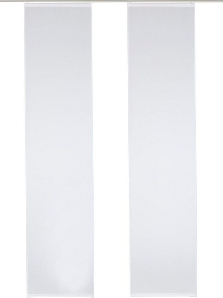 OTTO home Schiebegardine Xanten, 2er-Set, Klettband, transparent (2 St), Klettband, transparent, Voile, 2-er Set, mit Befestigungszubehör, Breite 57 cm, Raumtei – Bild 2 von 5