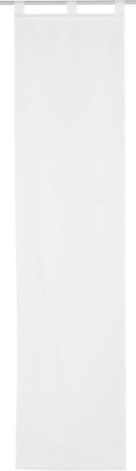 OTTO home Schiebegardine Xanten (2 St), Schlaufen, transparent, Voile, 2-er Set, mit Beschwerungsstangen, Breite: 57 cm, Flächenvorhang – Bild 2 von 5