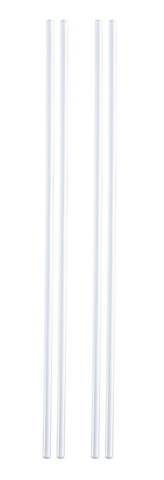 OTTO home Schiebegardine Xanten (2 St), Schlaufen, transparent, Voile, 2-er Set, mit Beschwerungsstangen, Breite: 57 cm, Flächenvorhang – Bild 4 von 5