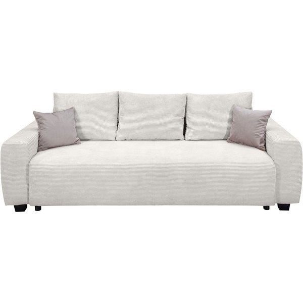 OTTO home Schlafsofa Bella mit Bettkasten, Gästebett 142x194, in 3 Qualitäten, inkl. Kissen, LUXUS - Taschenfedern mit Topper - Schlafen wie im Bett, Dauerschlä