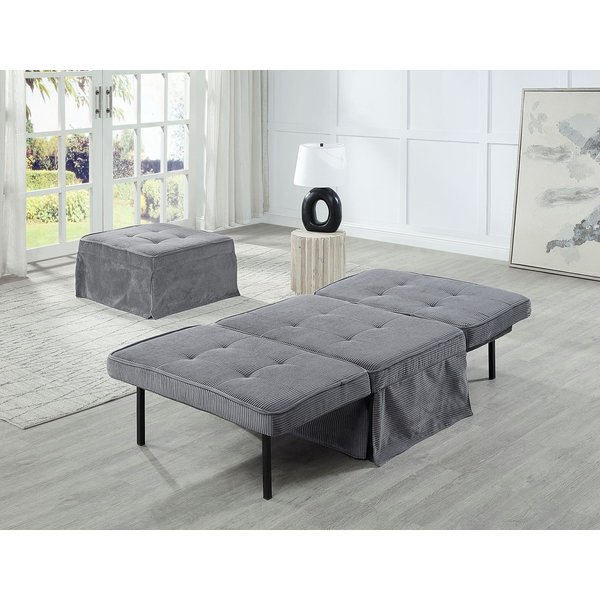 OTTO home Schlafsofa Finn, Schlafsessel, Schlafhocker, Multifunktional, wandelbar zum Loungesessel, Relaxliege und Gästebett, inkl. Kissen