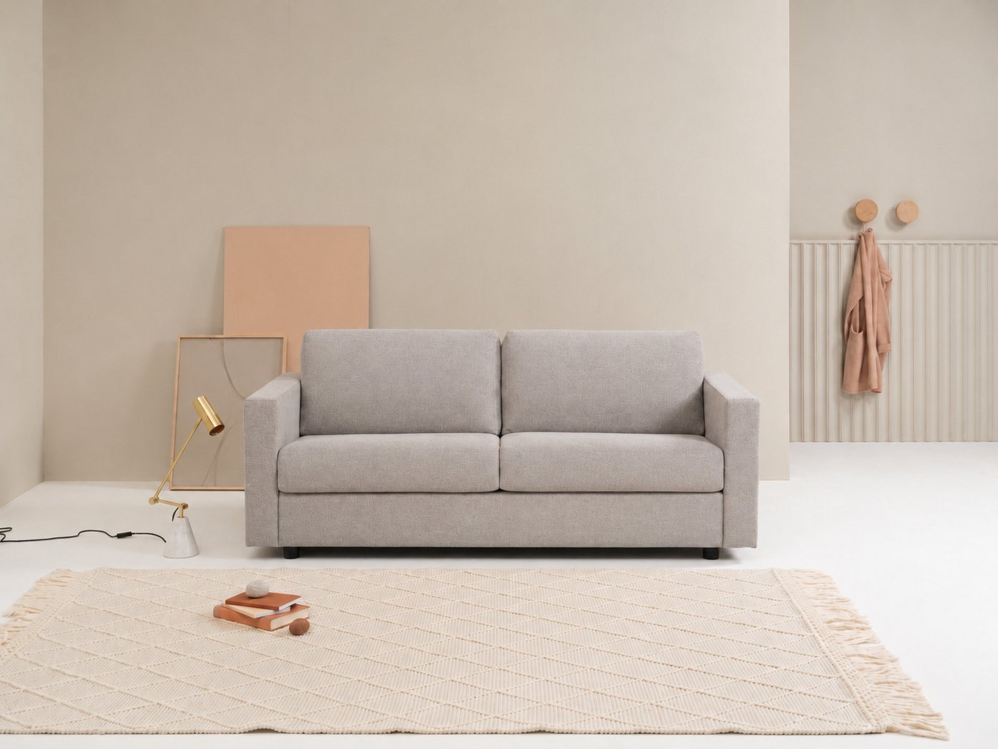 OTTO home Schlafsofa Jorren, Schlaf-Couch, Liegefl. 140 oder 160x200 cm, Bettfunktion, mit Bonel- oder Taschenfederkern, FSC®-zertifiziert – Bild 5 von 5