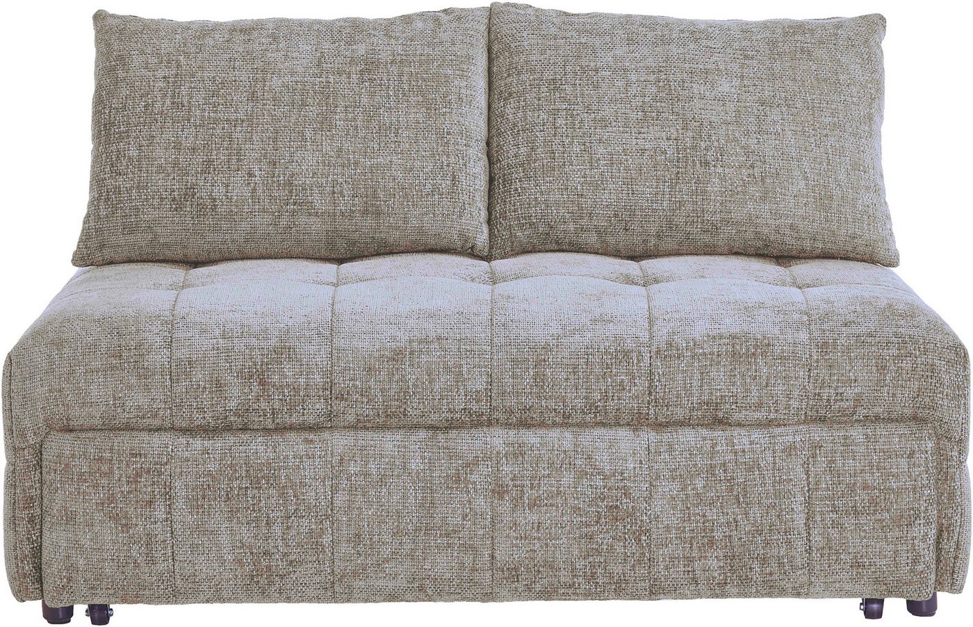 OTTO home Schlafsofa Kuno, B:140cm, Gästebett, Multifunktional, 2-Sitzer, mit 2-fach Sitztiefenverstellung, Liegefläche 135x195cm – Bild 2 von 5