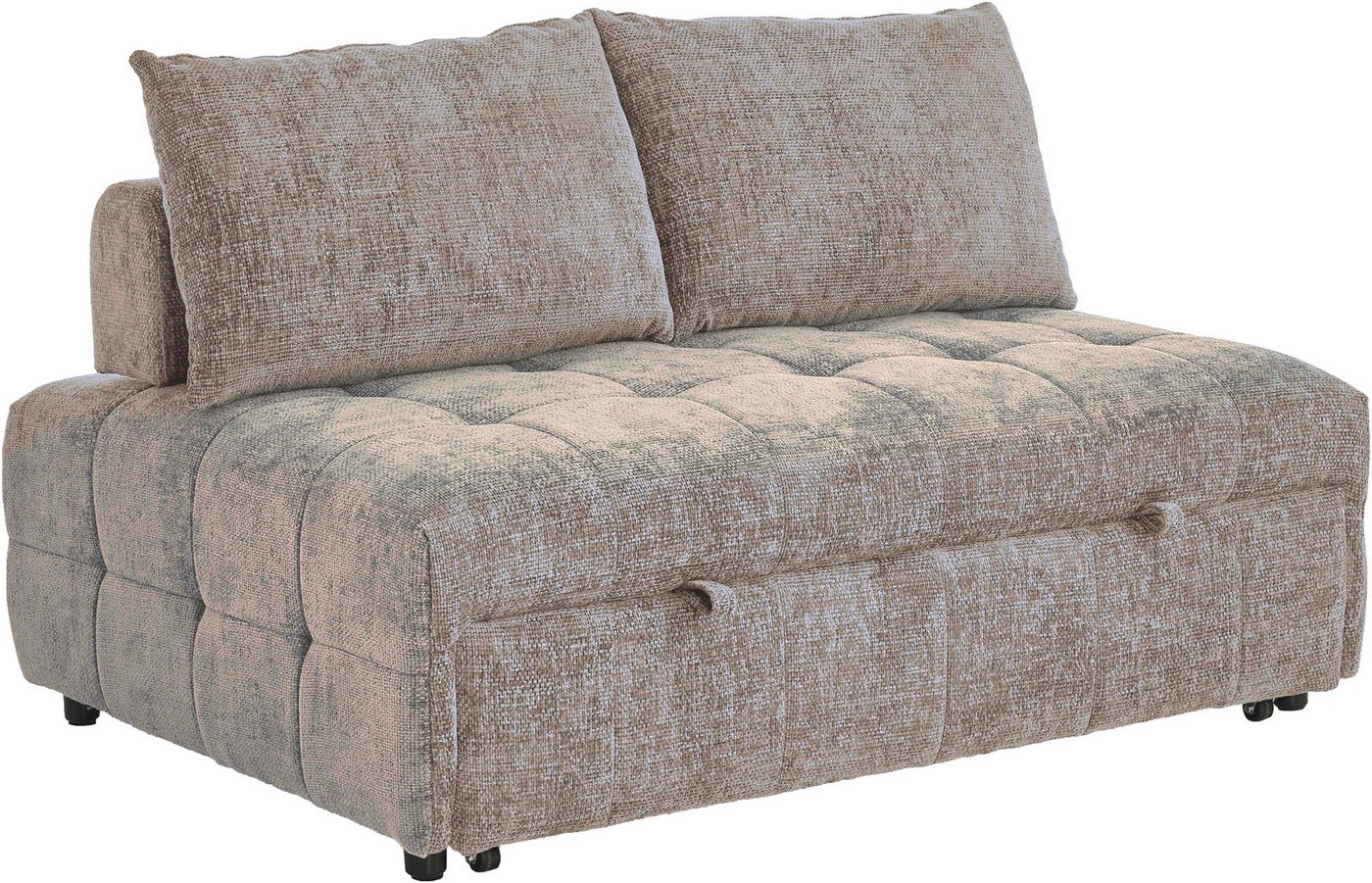 OTTO home Schlafsofa Kuno, B:140cm, Gästebett, Multifunktional, 2-Sitzer, mit 2-fach Sitztiefenverstellung, Liegefläche 135x195cm – Bild 4 von 5
