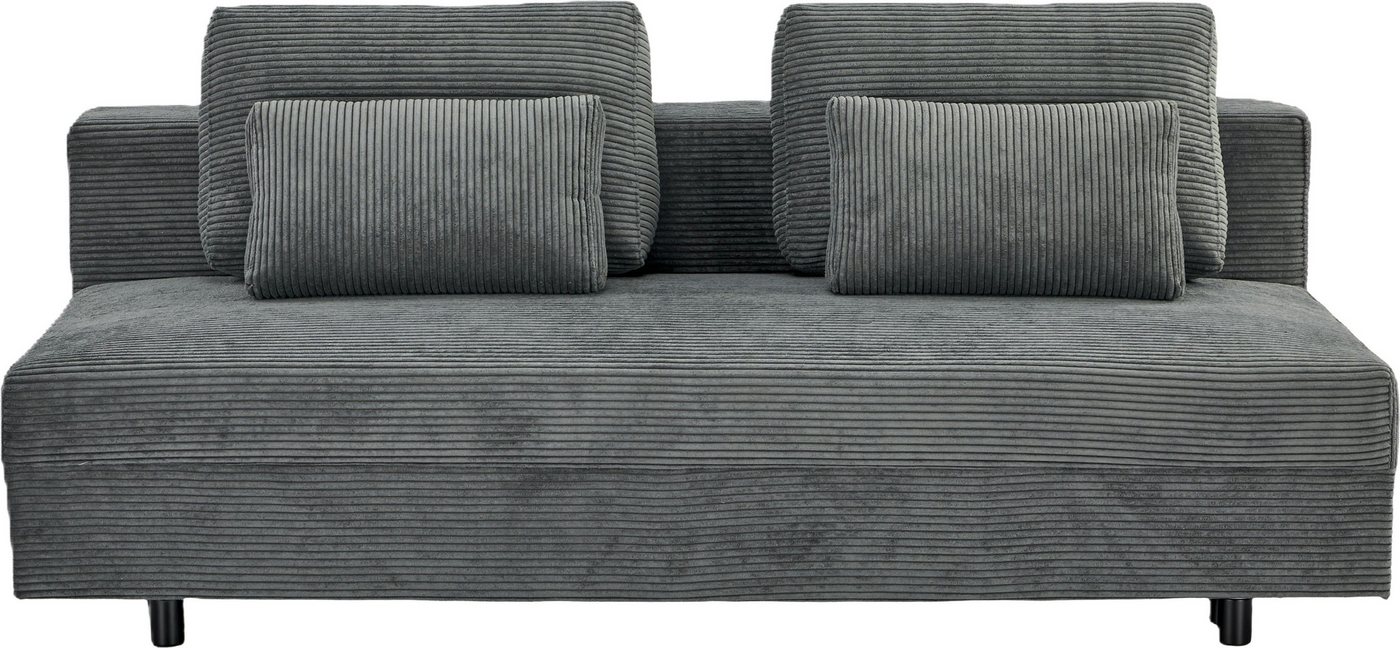 OTTO home Schlafsofa ONNIKO Cord, Breite: 192 cm, Liegefläche 121x192 cm, softer Cord-Bezug, mit Bettfunktion & Bettkasten – Bild 2 von 5