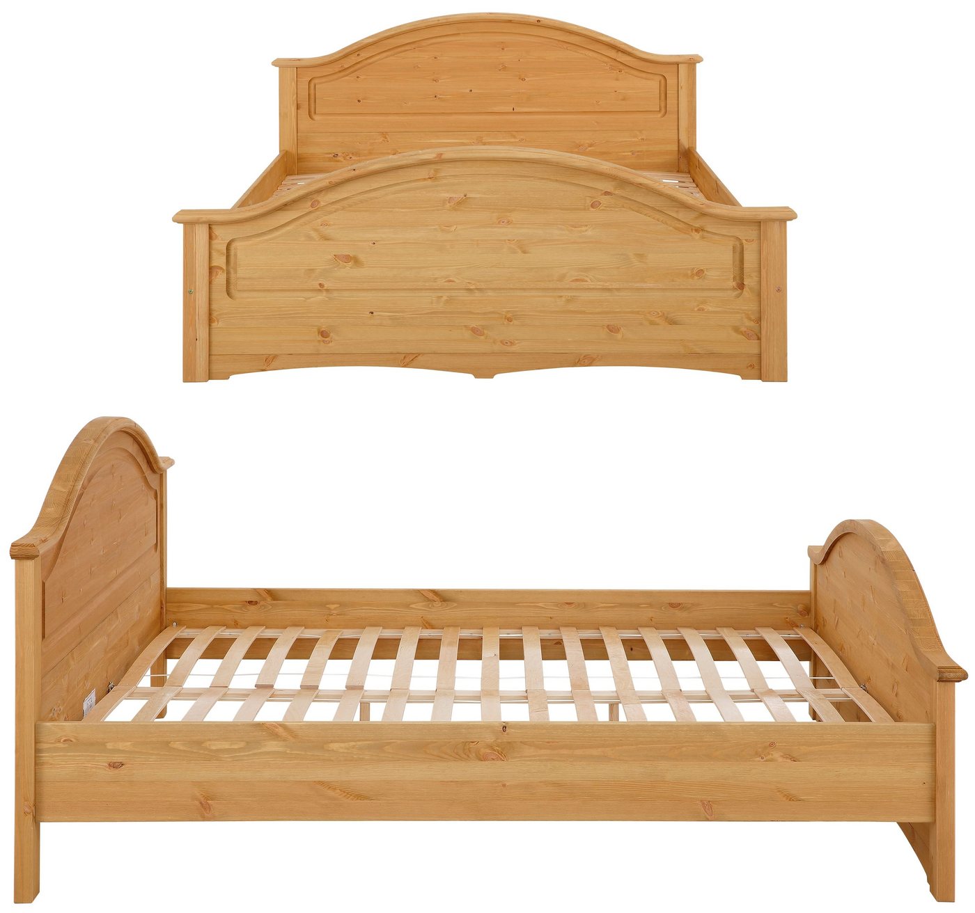 OTTO home Schlafzimmer-Set Konrad', komplettes Schlafzimmer mit großem Schrank, (Set, 4-tlg., Kleiderschrank 5 türig mit Schubladen, 2 Nachttische, Bett 180x200 – Bild 5 von 5