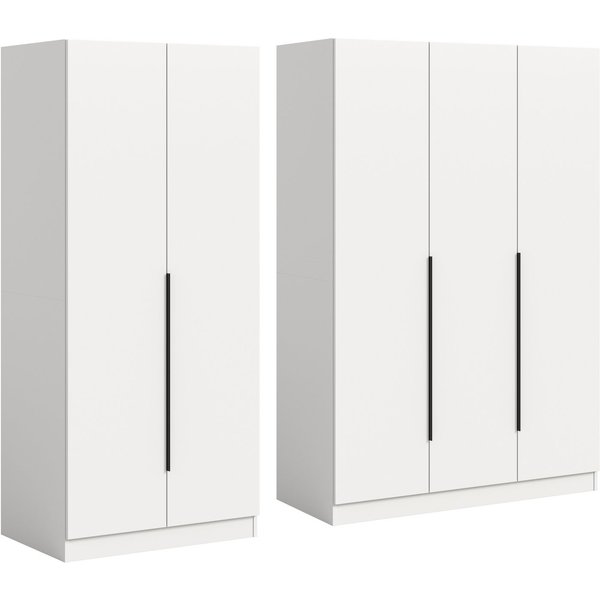 OTTO home Schrank-Set Skarde moderner Kleiderschrank Schlafzimmerschrank, (1-St., wähle deine beste Schrank Kombination), Skarde Kleiderschrank 200 cm, 2 Kleide