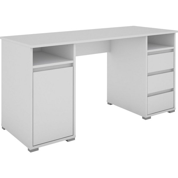 OTTO home Schreibtisch Leeds, Breite 138 cm, Computertisch mit Schubladen, im modernen Design