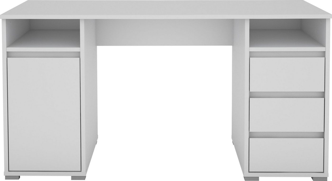 OTTO home Schreibtisch Leeds, Breite 138 cm, Computertisch mit Schubladen, im modernen Design – Bild 4 von 5