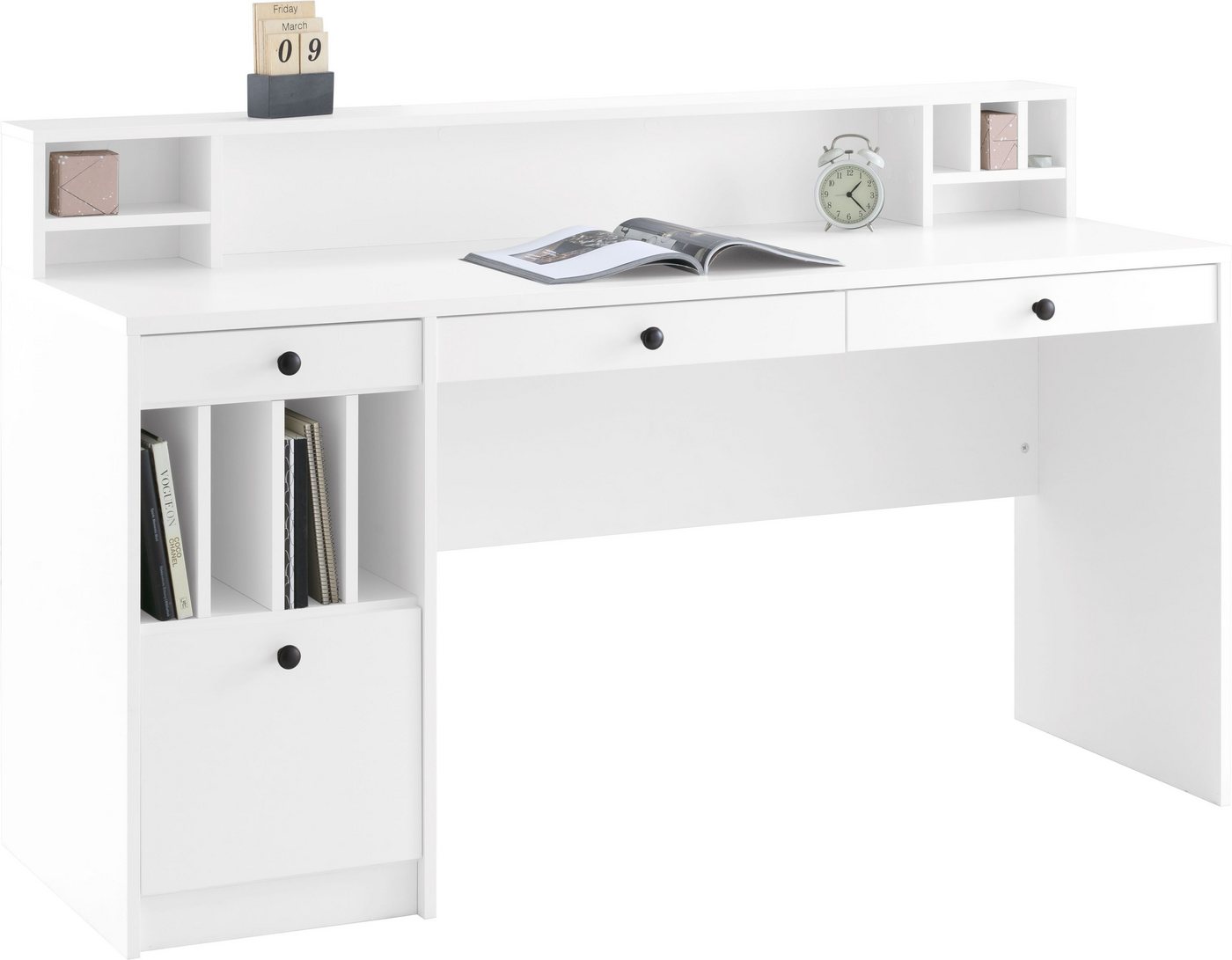 OTTO home Schreibtisch Licia, Computertisch, im Landhausstil, in 2 Breiten – Bild 3 von 5