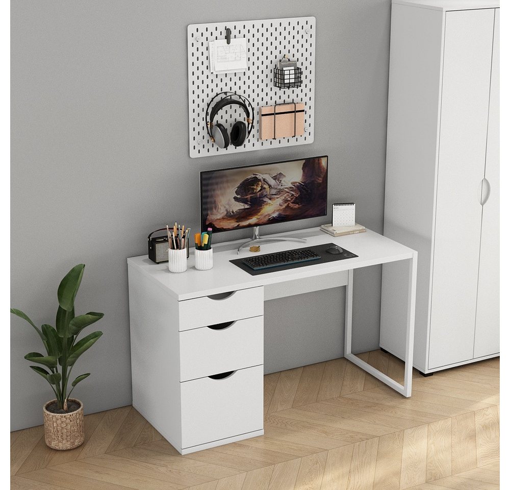 OTTO home Schreibtisch (Set, ALENNA-SRT), mit Schubladen, im modernen skandinavischen Design, Breite 120 cm – Bild 5 von 5