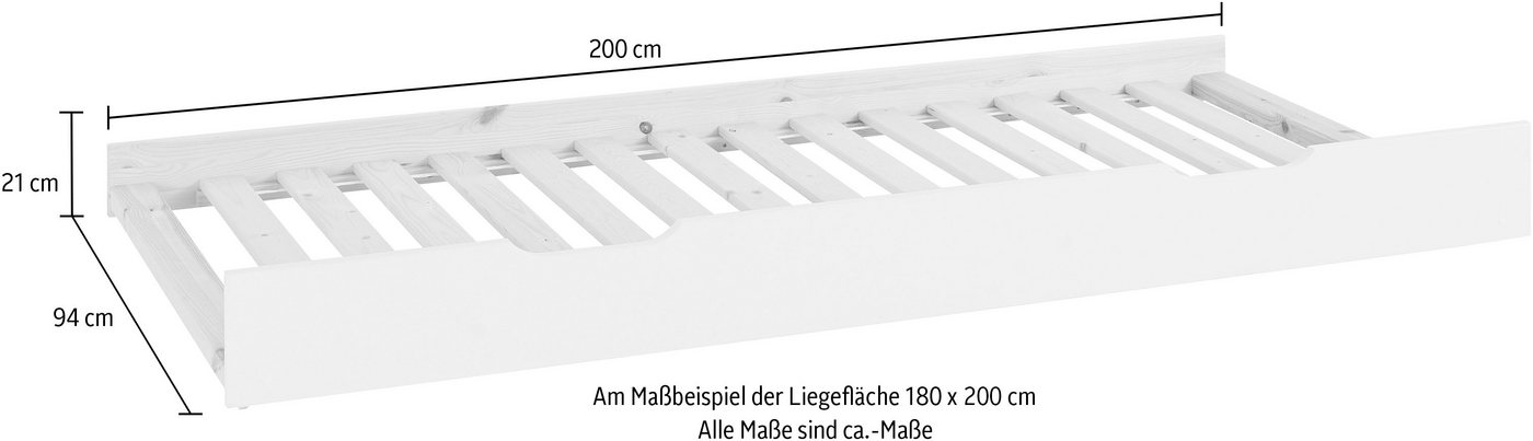 OTTO home Schubkasten "TIPO ", als 2. Schlafgelegenheit, inklusive Rollrost – Bild 3 von 5