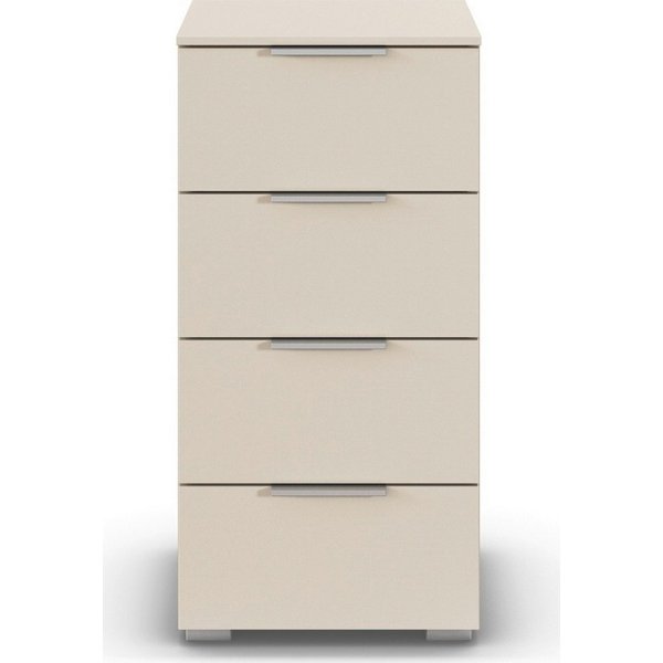 OTTO home Schubkastenkommode Highboard Sideboard Schubladenkommode Kommode Schlafzimmer ASTANA (Breite 40 cm / Höhe 81 cm), mit 4 geräumigen Schubladen, Kanteng