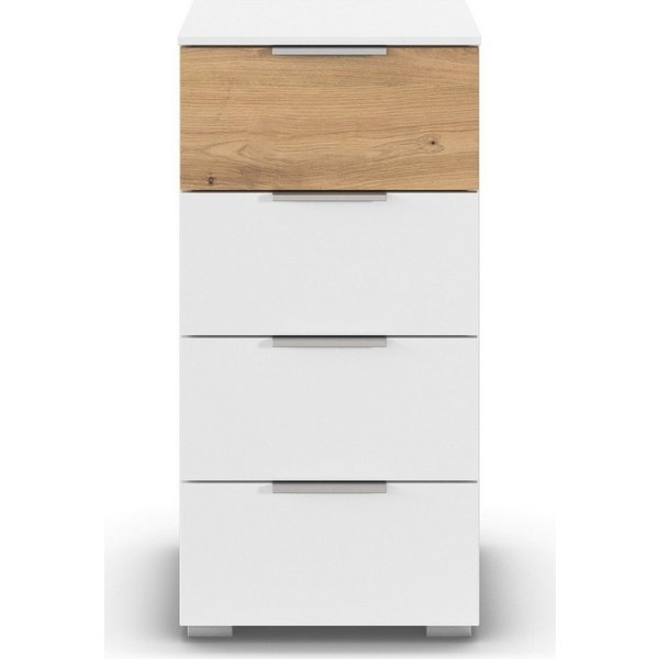 OTTO home Schubkastenkommode Highboard Sideboard Schubladenkommode Kommode Schlafzimmer ASTANA (Breite 40 cm / Höhe 81 cm), mit 4 geräumigen Schubladen, Kanteng