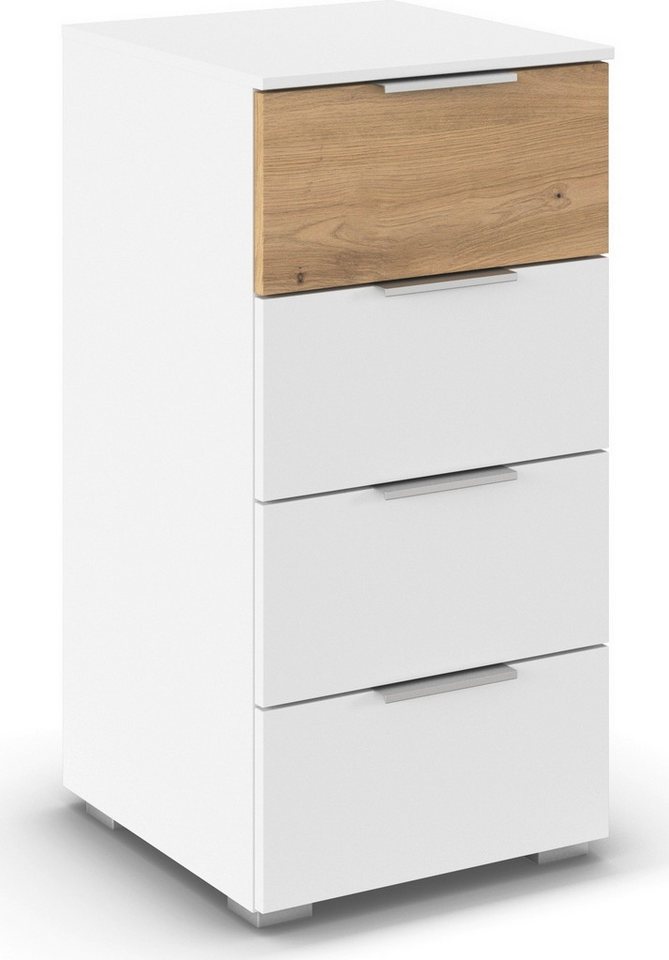 OTTO home Schubkastenkommode Highboard Sideboard Schubladenkommode Kommode Schlafzimmer ASTANA (Breite 40 cm / Höhe 81 cm), mit 4 geräumigen Schubladen, Kanteng – Bild 3 von 5