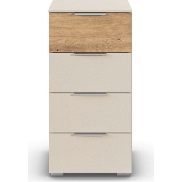 OTTO home Schubkastenkommode Highboard Sideboard Schubladenkommode Kommode Schlafzimmer ASTANA (Breite 40 cm / Höhe 81 cm), mit 4 geräumigen Schubladen, Kanteng