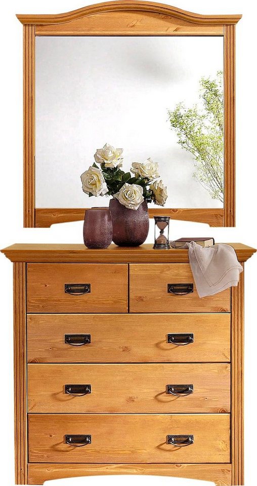 OTTO home Schubkastenkommode Konrad, Kommode, im Landhausstil, rustikal, Breite 94 cm, aus massiver, FSC®-zertifizierter Kiefer – Bild 2 von 5